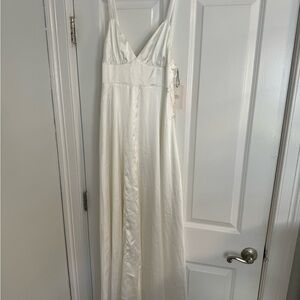 NWT Fame & Partners White dress